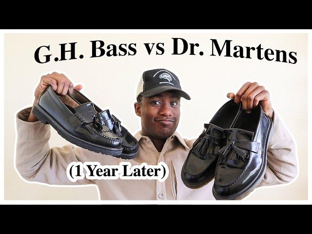 Dr. Martens Adrian Loafers vs G.H. Bass Weejun Tassel Loafers (1 YEAR LATER) Review