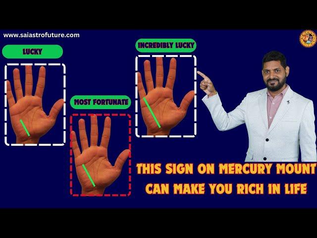 Unlocking Wealth with Mercury Mount Sign in hand | Palmistry