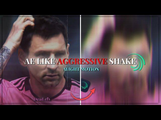Aggressive Shake Preset | AE Inspired Hard/Aggressive Shake (DEMANDING SHAKE)