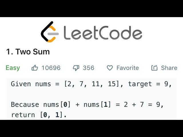 LeetCode Two Sum Solution Explained - Java