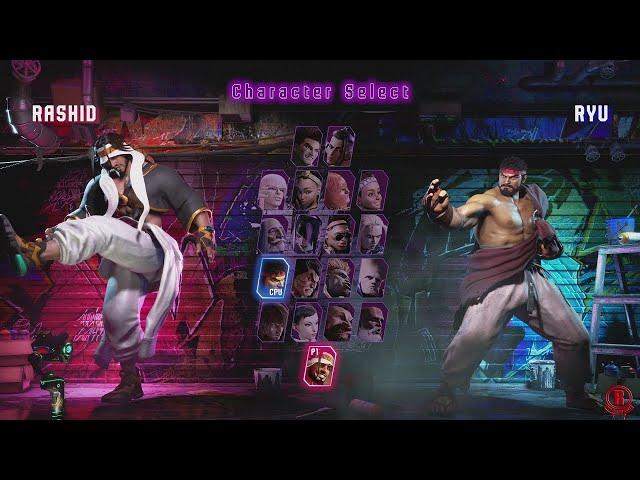 Street Fighter 6 - All Characters & Stages + DLC (Rashid) *Updated*