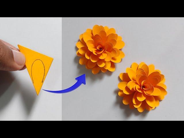 How To Make Flower Craft | Easy Paper Flower Making | Paper Flower Making Step By Step