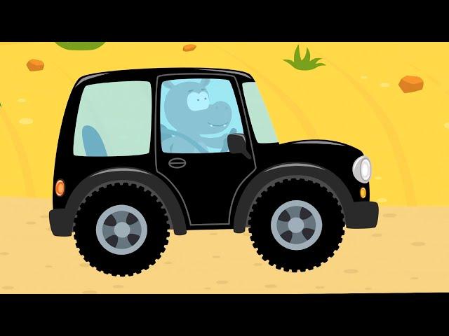 Coches de colores pip-pip | Canciones infantiles | El gatito Koté