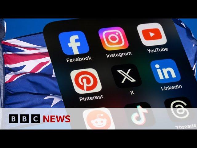 Australia to ban children from using social media | BBC News