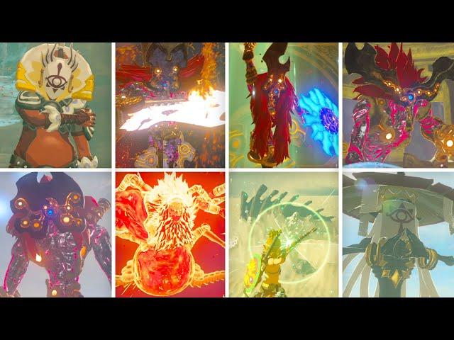 Zelda Breath of the Wild + DLC - All Bosses (No Damage) Master Mode