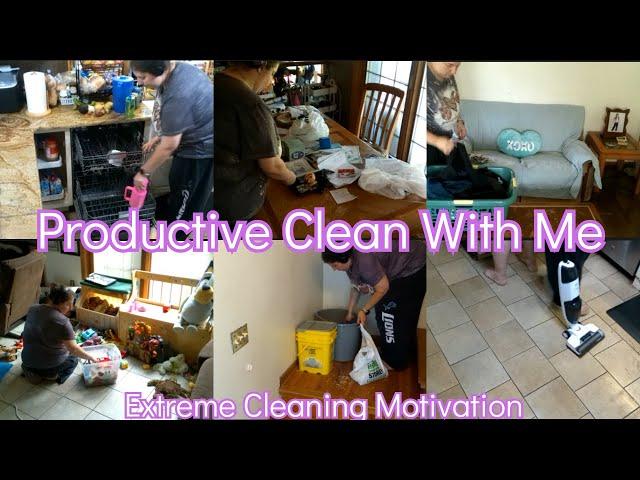 Productvie Get It All Done With Me🩷 | Extreme Cleaning Motivation