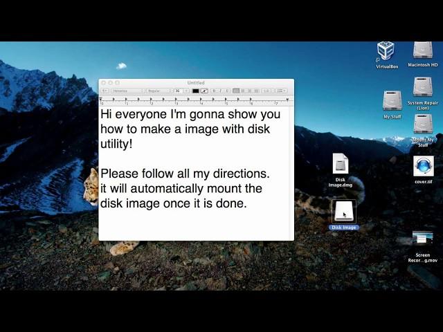 How To Create A Disk Image On Mac! (Working 2019!)