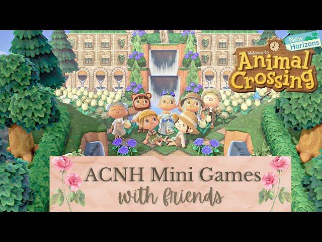 Let's Play Mini Games with other ACNH Content Creators! | Animal Crossing New Horizons