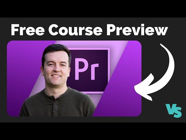 Free Premiere Pro Course: Learn Adobe Premiere Pro Video Editing