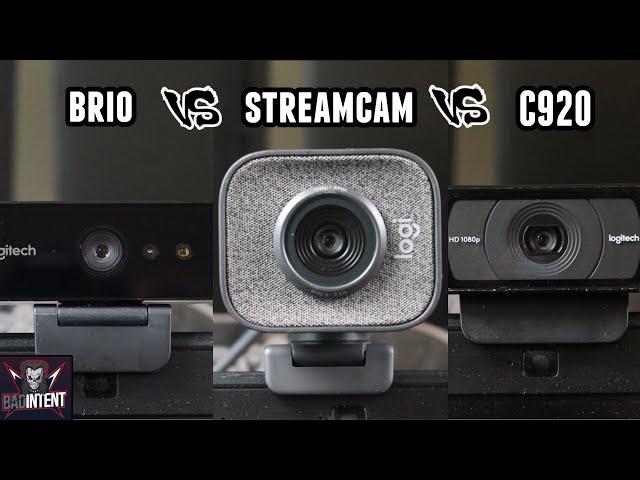 Logitech Streamcam vs Brio vs C920 [Review and Comparison]