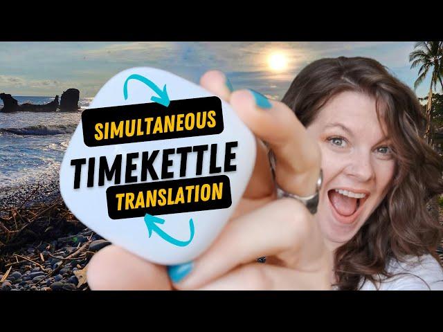 Let's go to the beach in El Salvador  with TIMEKETTLE WT2 Edge Translation Earbuds