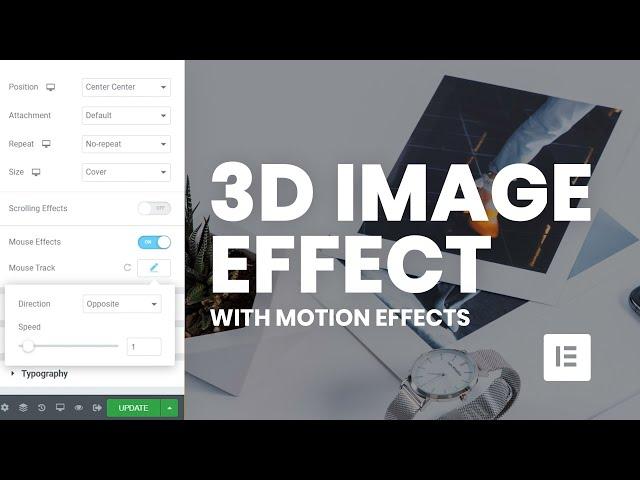 Create 3D Image Effect with Elementor Pro Motion Effects | TemplateMonster