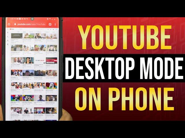 YouTube Desktop mode 2020 | How to enable desktop mode in android and Iphone