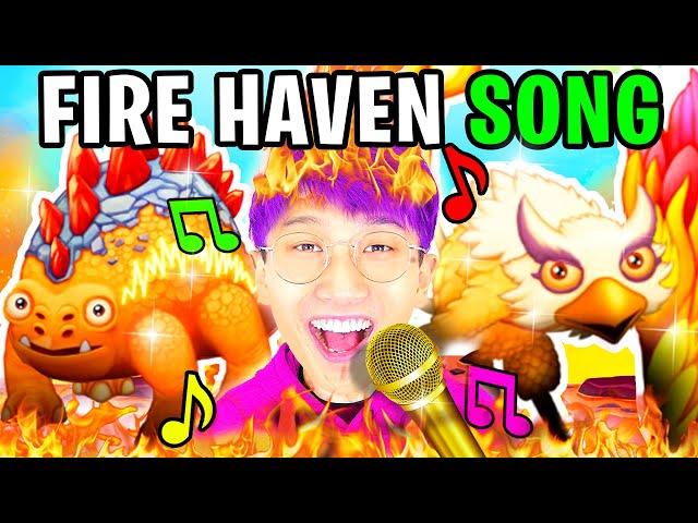 MY SINGING MONSTERS - FIRE HAVEN - FULL SONG! (LANKYBOX Playing MY SINGING MONSTERS!)