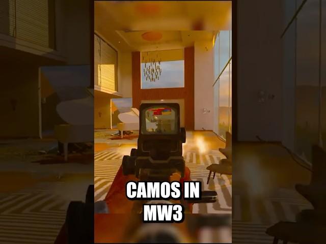 TOP 5 CAMOS IN MWIII THAT GLOW AND ARE ANIMATED! Call of Duty Shorts