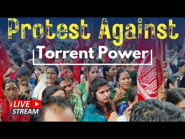 Bhiwandi me 200 Unit Free ki Mang me Dharna • Torrent Power Company