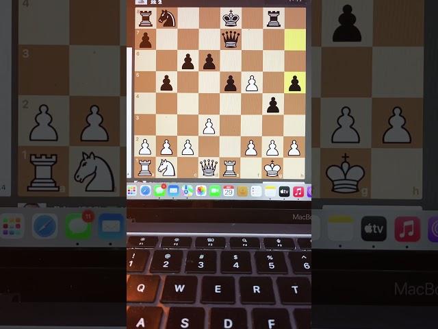 One minute chess lesson; fork the queen!