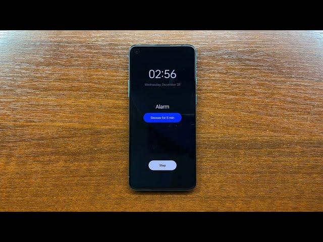 OnePlus 8T OxygenOS 13 Alarm Clock & Countdown Timer Alerts