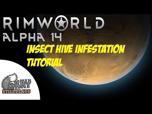 Rimworld Alpha 14 New Player Tips Tutorial | How to Destroy An Insect Hive Infestation