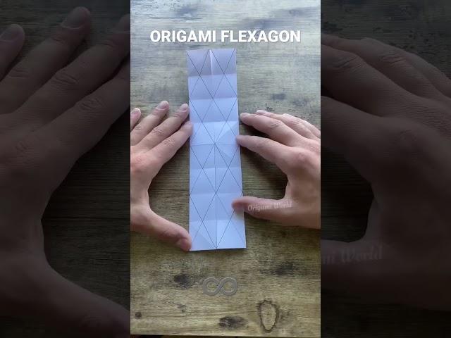 EASY FLEXAGON ORIGAMI TUTORIAL | PAPER INFINITY ORIGAMI FOLDING | PAPER ANTISTRESS | PAPERCRAFT