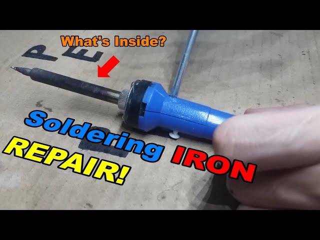 HOW TO FIX A SOLDERING IRON EASY || What's inside a soldering iron