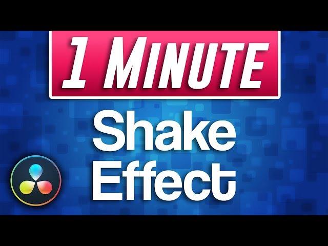 Davinci Resolve 15 - How to do Camera Shake Effect