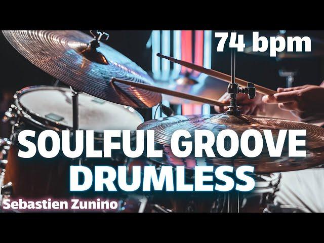 Soulful Groove Drumless Backing Track 74 bpm