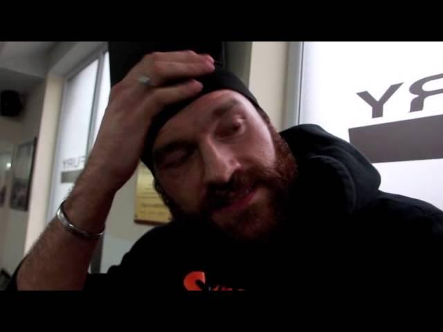 **WARNING EXPLICIT LANGUAGE** - TYSON FURY DOES WHOLE INTERVIEW IN CRAZY AMERICAN ACCENT