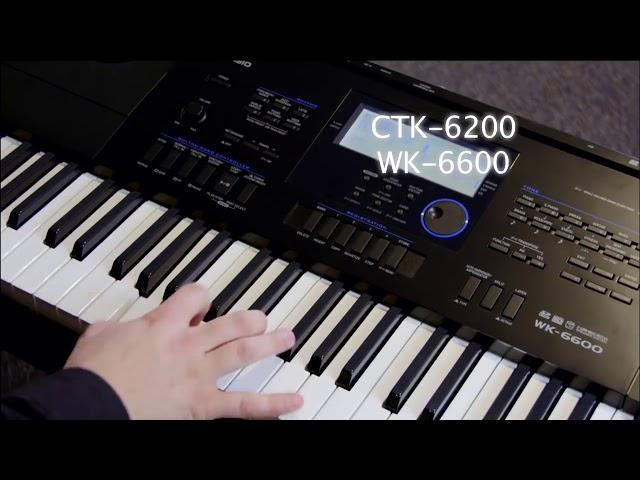 Casio CTK6200 and WK6600 Keyboards   Casio Select Workshop