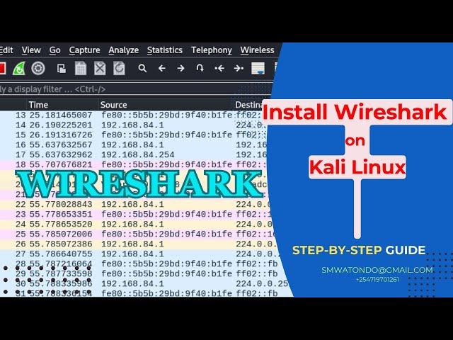 Install Wireshark on Kali Linux