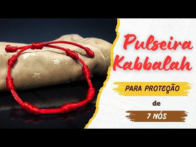 COMO FAZER uma Pulseira  KABBALAH. para PROTEÇÃO