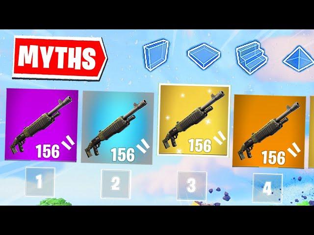 I Busted PUMP SHOTGUN *MYTHS* in Fortnite