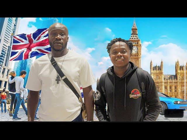 Dr Likee & Kyekyeku first time Flying  to LONDON ( UK ) will make you laughthese Guys are Funny