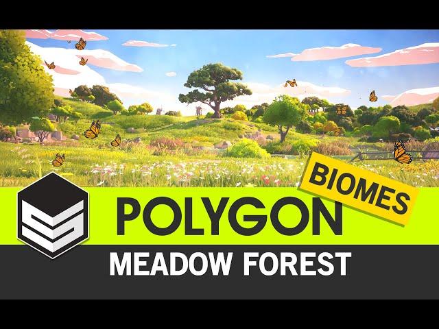 POLYGON Meadow Forest - Nature Biome - Low Poly 3D Art by #syntystudios