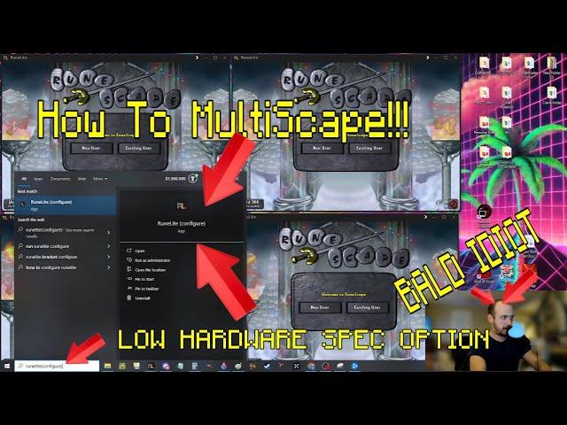 Osrs Quick Guide - LOW SPEC OPTION For Multiple Osrs Windows On Screen - Multiscape PT 3