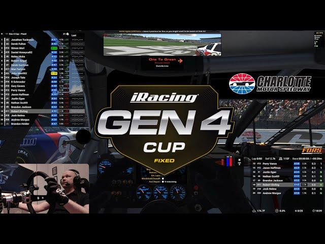 Two tyres pit strategy! - NASCAR GEN4 CUP - Charlotte!