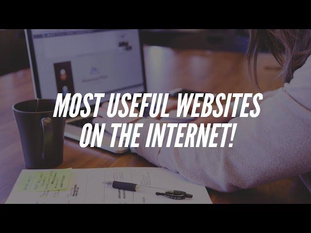 5 MOST USEFUL WEBSITES ON INTERNET, YOU WISH YOU'D KNEW EARLIER!