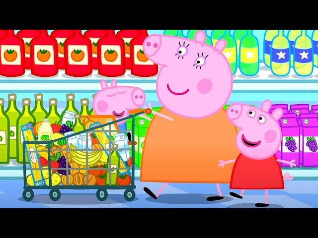 Peppa Pig Goes Grocery Shopping!  | Peppa Pig | Full Episodes | Collection | Cartoons for Kids