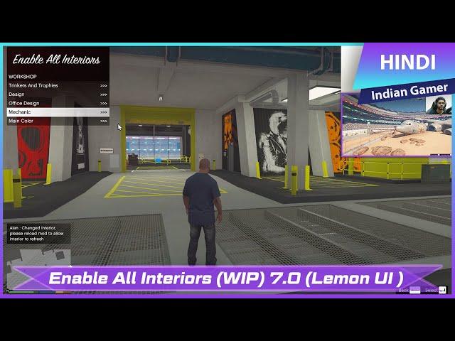 GTA V Offline - Enable All Interiors 7.0 (LemonUI Update) | Customizable interior |  Blips & Markers