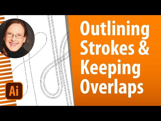 How To Outline Strokes And Keep Overlaps in Illustrator