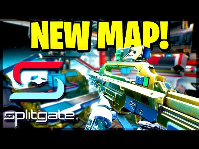 The *NEW* Map in Splitgate is AMAZING!  MY NEW FAVORITE?! (Splitgate Gameplay)