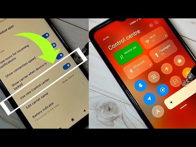 Redmi Note 8 Pro MIUI 12 How to Enable Control Center | Enable new Hidden Control Panel