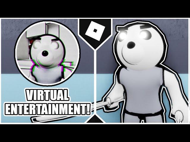 How to get the "VIRTUAL ENTERTAINMENT" BADGE + MR. CARTOON MORPH in ACCURATE PIGGY ROLEPLAY [ROBLOX]