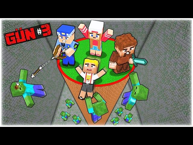 LAST ONE OUT OF THE ZOMBIE CIRCLE WINS!  - Minecraft