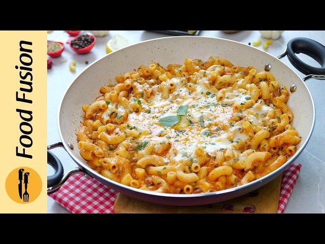Easy Cheesy Tomato Pasta Recipe by Food Fusion