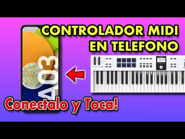 Conectar Controlador midi a Telefono