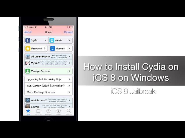 How to Install Cydia on iOS 8.1 - iOS 8 on Windows - iPhone Hacks