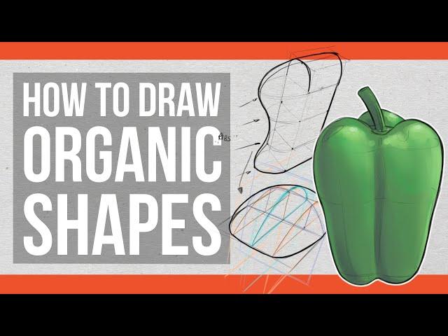 How to draw organic shapes