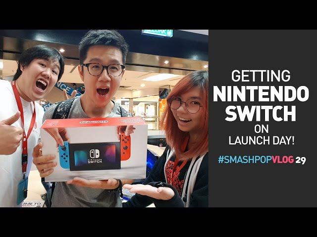 Getting NINTENDO SWITCH on release day in Malaysia! | smashpop