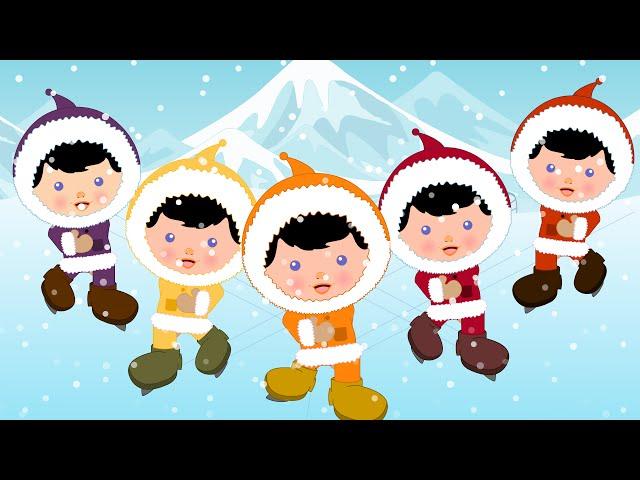 Five little Eskimos | Kindergarten Nursery Rhymes For Toddlers | Cartoons For Children by Kids Tv